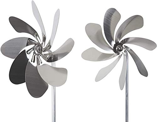 A1040 - SKARAT Windrad-Set aus Edelstahl: Speedy20 (20cm Rotor) und Speedy28 (28cm Rotor) - Made in Germany